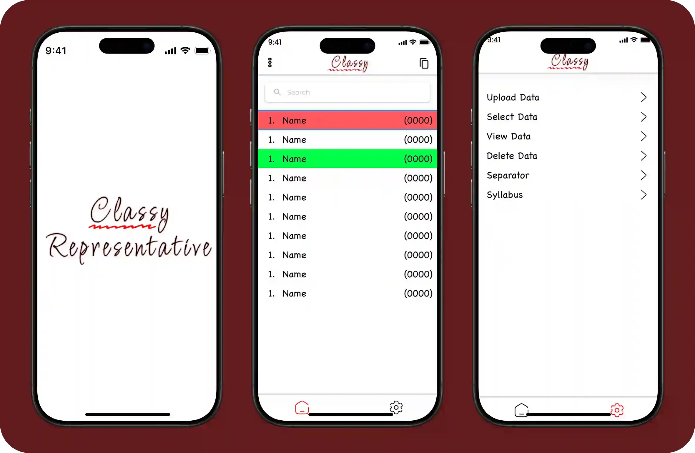 Screenshot of Classy Representative
