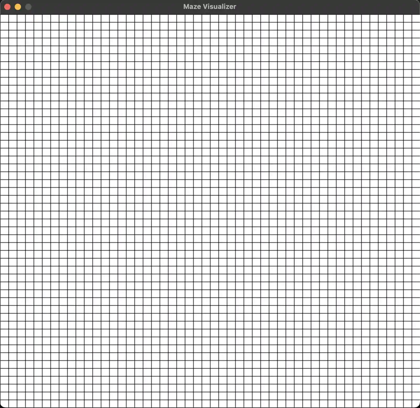 Screenshot of Maze Visualizer