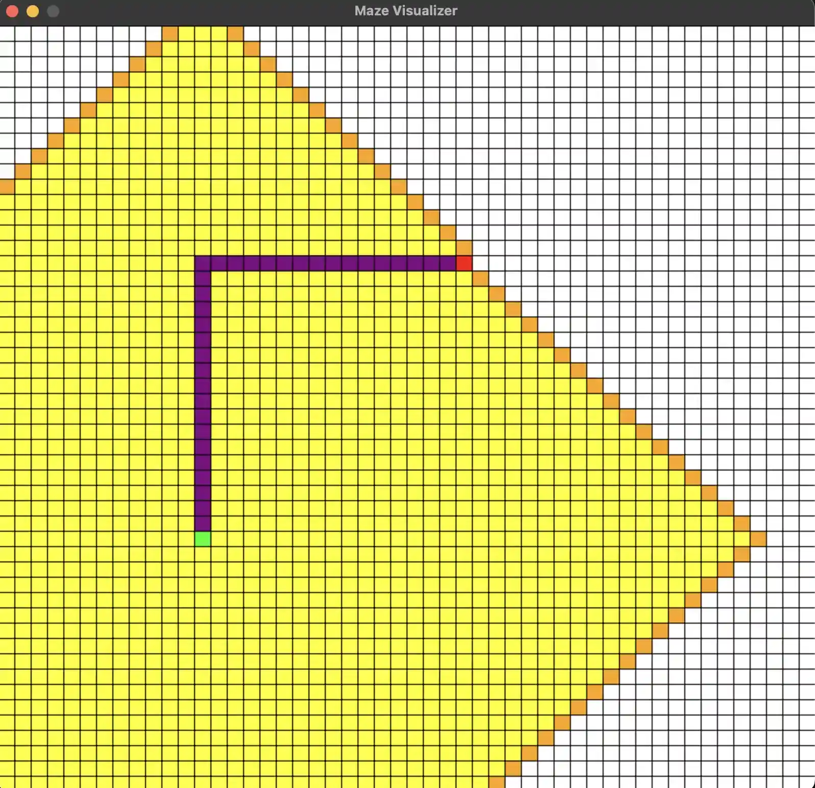 Screenshot of Maze Visualizer