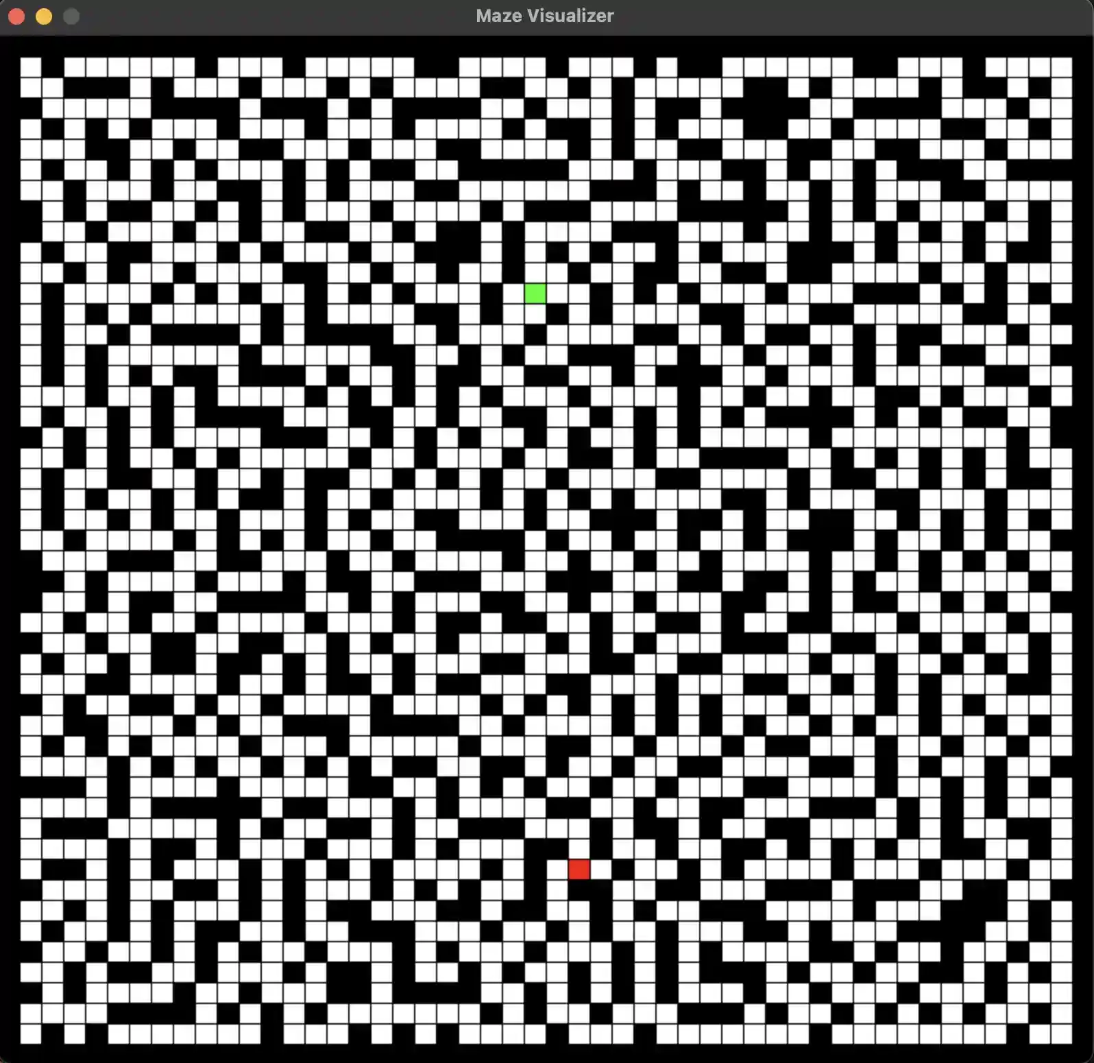 Screenshot of Maze Visualizer